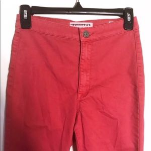 PacSun Bullhead Uber High Rise Hot Pink Size 3